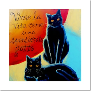 Italian Cats Posters and Art